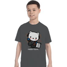 Load image into Gallery viewer, Shirts T-Shirts, Youth / XL / Charcoal Hello Kevin