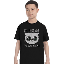 Load image into Gallery viewer, Secret_Shirts T-Shirts, Youth / XS / Black Not Cat