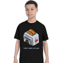 Load image into Gallery viewer, Daily_Deal_Shirts T-Shirts, Youth / XS / Black Frakking Toaster