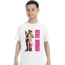 Load image into Gallery viewer, Daily_Deal_Shirts T-Shirts, Youth / XS / White Rebel Woman