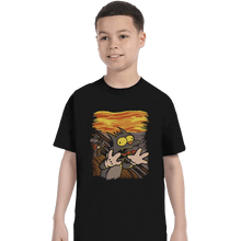 Load image into Gallery viewer, Shirts T-Shirts, Youth / XS / Black Scratchy's Scream