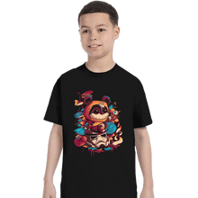 Load image into Gallery viewer, Daily_Deal_Shirts T-Shirts, Youth / XS / Black Snack Time