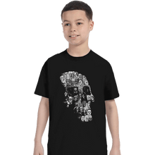 Load image into Gallery viewer, Shirts T-Shirts, Youth / XL / Black Horror Skull