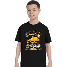 Load image into Gallery viewer, Daily_Deal_Shirts T-Shirts, Youth / XS / Black I Survived The Hero Gathering
