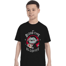 Load image into Gallery viewer, Shirts T-Shirts, Youth / XL / Black Coffee Vampire