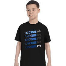 Load image into Gallery viewer, Secret_Shirts T-Shirts, Youth / XS / Black PS Controllers