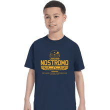 Load image into Gallery viewer, Daily_Deal_Shirts T-Shirts, Youth / XS / Navy USCSS  Nostromo
