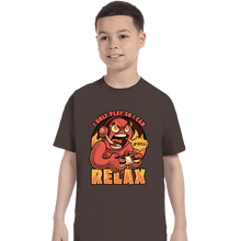 Load image into Gallery viewer, Secret_Shirts T-Shirts, Youth / XS / Dark Chocolate I Play To Relax