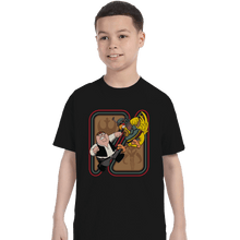 Load image into Gallery viewer, Shirts T-Shirts, Youth / Small / Black The Smuggler VS The Hunter