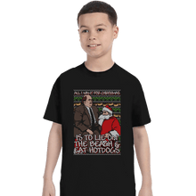 Load image into Gallery viewer, Shirts T-Shirts, Youth / XS / Black Santa's Lap