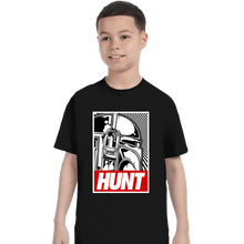 Load image into Gallery viewer, Shirts T-Shirts, Youth / XS / Black HUNT
