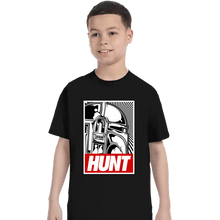 Load image into Gallery viewer, Shirts T-Shirts, Youth / XS / Black HUNT