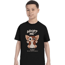 Load image into Gallery viewer, Shirts T-Shirts, Youth / XS / Black Adopt Me

