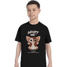 Load image into Gallery viewer, Shirts T-Shirts, Youth / XS / Black Adopt Me