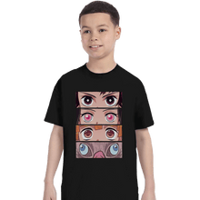 Load image into Gallery viewer, Shirts T-Shirts, Youth / XL / Black Demon Eyes