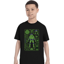 Load image into Gallery viewer, Daily_Deal_Shirts T-Shirts, Youth / XS / Black Donatello Model Sprue