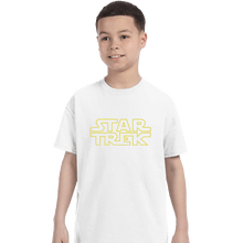 Load image into Gallery viewer, Shirts T-Shirts, Youth / XL / White Star Trek Logo