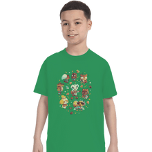Load image into Gallery viewer, Shirts T-Shirts, Youth / XL / Irish Green Tarantula Island