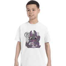 Load image into Gallery viewer, Shirts T-Shirts, Youth / XS / White Maneki Toothless