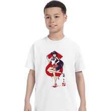 Load image into Gallery viewer, Daily_Deal_Shirts T-Shirts, Youth / XS / White Mars Sumi-e