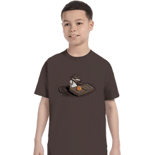 Load image into Gallery viewer, Shirts T-Shirts, Youth / XS / Dark Chocolate Indiana Mouse
