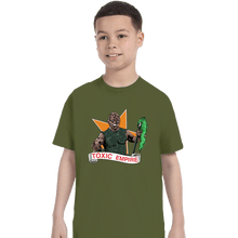 Load image into Gallery viewer, Secret_Shirts T-Shirts, Youth / XS / Military Green Toxic Empire