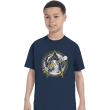 Load image into Gallery viewer, Shirts T-Shirts, Youth / XS / Navy Moonlight Boldly Night