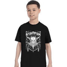 Load image into Gallery viewer, Shirts T-Shirts, Youth / XS / Black Starfox Crest