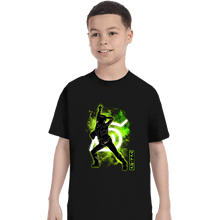 Load image into Gallery viewer, Shirts T-Shirts, Youth / XS / Black Cosmic Might Guy