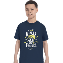 Load image into Gallery viewer, Shirts T-Shirts, Youth / XS / Navy Ninja Forever