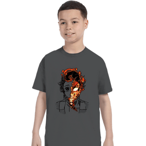 Daily_Deal_Shirts T-Shirts, Youth / XS / Charcoal Power God Of Fire