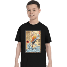 Load image into Gallery viewer, Daily_Deal_Shirts T-Shirts, Youth / XS / Black Air Nomad Master Woodblock