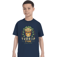Load image into Gallery viewer, Shirts T-Shirts, Youth / XS / Navy The Best Turnip Store