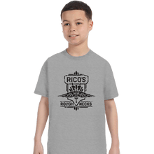Load image into Gallery viewer, Shirts T-Shirts, Youth / XS / Sports Grey Starship Troopers Rico's Roughnecks