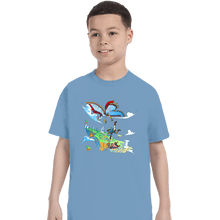 Load image into Gallery viewer, Shirts T-Shirts, Youth / XS / Powder Blue Skyward Infinite