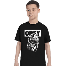 Load image into Gallery viewer, Shirts T-Shirts, Youth / XS / Black They Obey