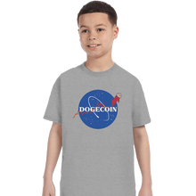 Load image into Gallery viewer, Daily_Deal_Shirts T-Shirts, Youth / XS / Sports Grey Nasa Doge