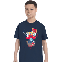 Load image into Gallery viewer, Secret_Shirts T-Shirts, Youth / XS / Navy Sakura Spring...