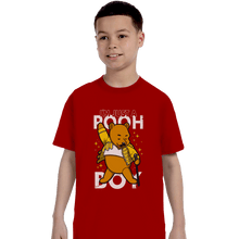 Load image into Gallery viewer, Shirts T-Shirts, Youth / XL / Red I'm Just A Pooh Boy