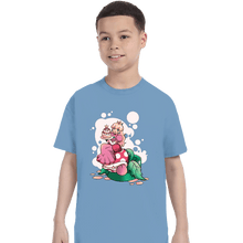 Load image into Gallery viewer, Shirts T-Shirts, Youth / XS / Powder Blue Princess Peach