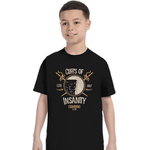 Load image into Gallery viewer, Daily_Deal_Shirts T-Shirts, Youth / XS / Black Cliffs Of Insanity Climbing Club

