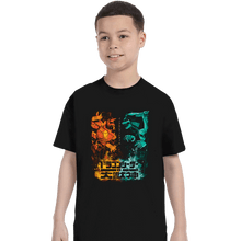 Load image into Gallery viewer, Daily_Deal_Shirts T-Shirts, Youth / XS / Black Dragon VS Beast