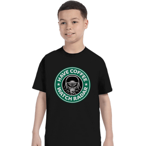 Shirts T-Shirts, Youth / XS / Black Have Coffee Watch Radar