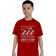 Load image into Gallery viewer, Secret_Shirts T-Shirts, Youth / XS / Red We Three Kings