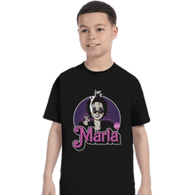Load image into Gallery viewer, Shirts T-Shirts, Youth / XS / Black Marla Doll