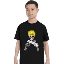 Load image into Gallery viewer, Shirts T-Shirts, Youth / XS / Black Stampede Skull