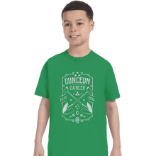 Load image into Gallery viewer, Shirts T-Shirts, Youth / XL / Irish Green Dungeon Dancer