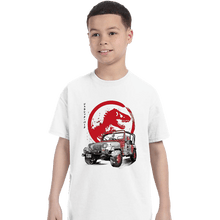 Load image into Gallery viewer, Daily_Deal_Shirts T-Shirts, Youth / XS / White YJ Sahara sumi-e