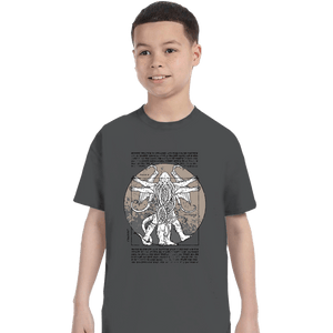 Shirts T-Shirts, Youth / XS / Charcoal Lovecraft Man