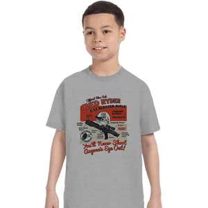 Daily_Deal_Shirts T-Shirts, Youth / XS / Sports Grey Red Ryder Blaster